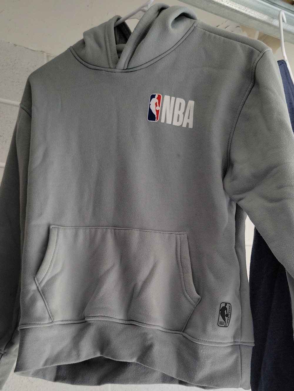 NBA BOY's Gray Hoodie Sweatshirt 14/16
